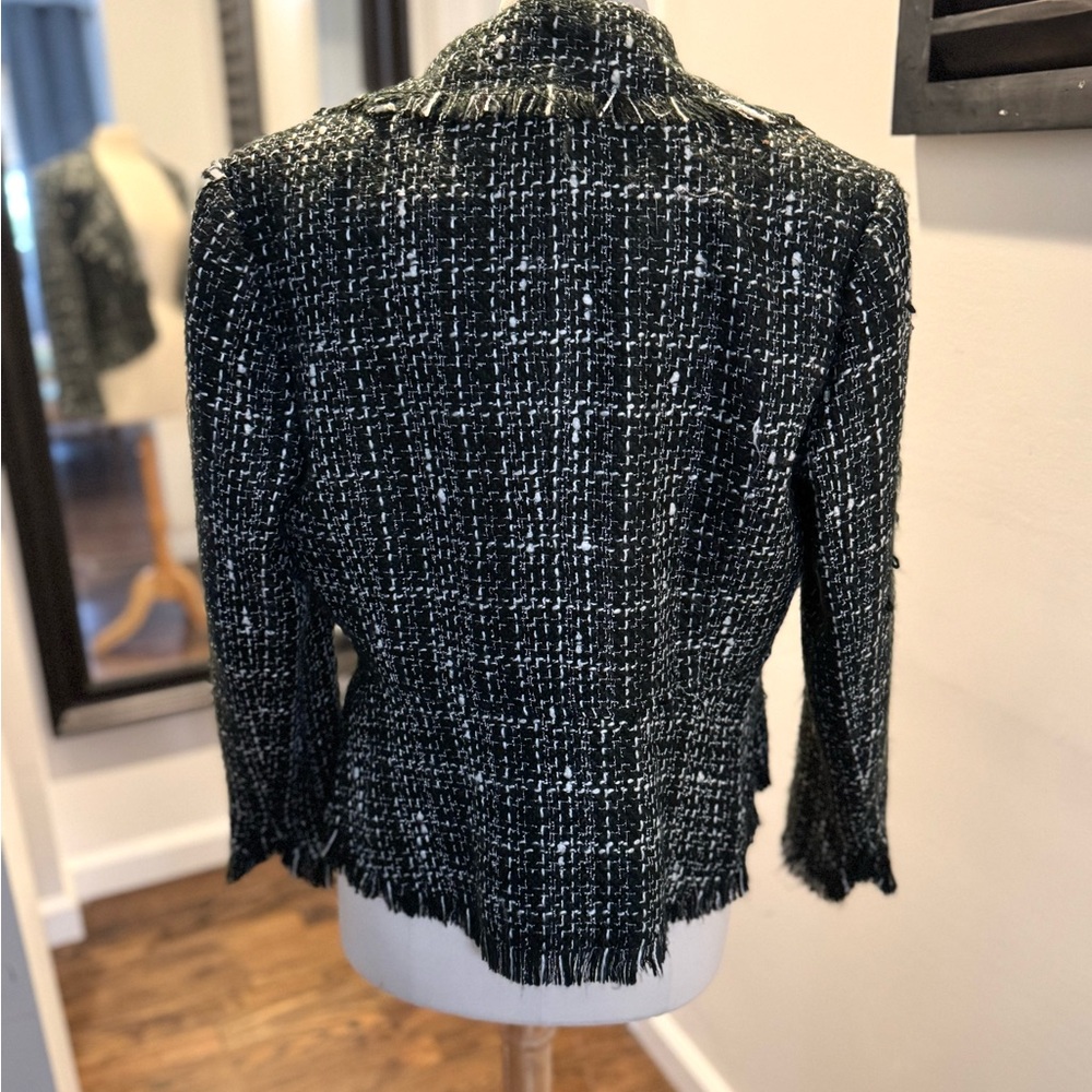 Fringe Tweed Jacket - Picture 2 of 5